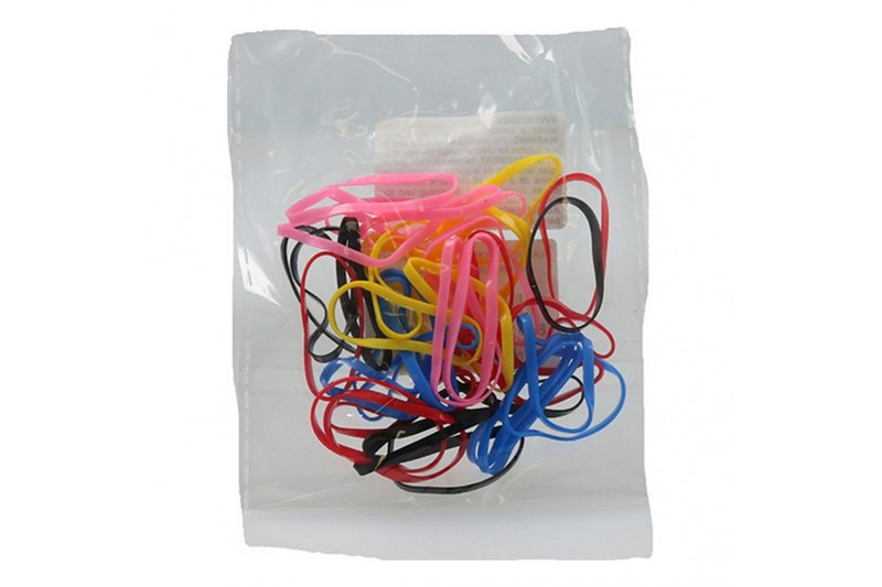 Rubber Hair Bands Xanitalia Multicolour Large (40 pcs)