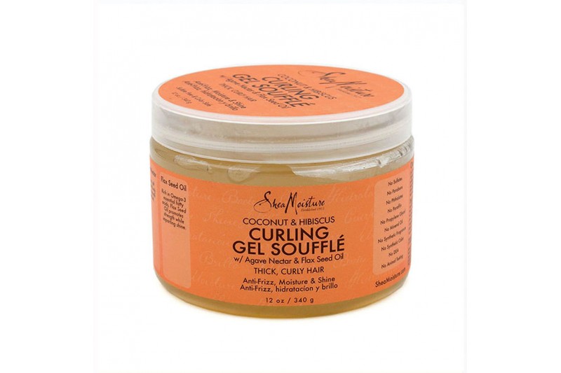 Gel stylisant Shea Moisture Coconut & Hibiscus Curl Cheveux bouclés (340 g)