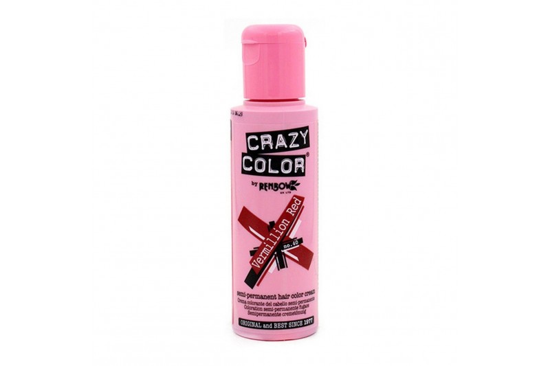 Dauerfärbung Crazy Color  40 Vermillion Red (100 ml)