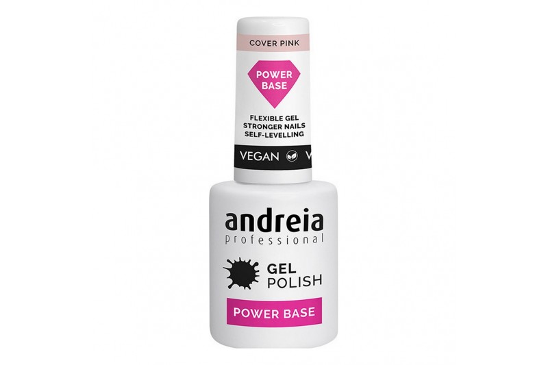 Pintaúñas Semipermanente Gel Polish Power Base Andreia Rosa (10,5 ml)