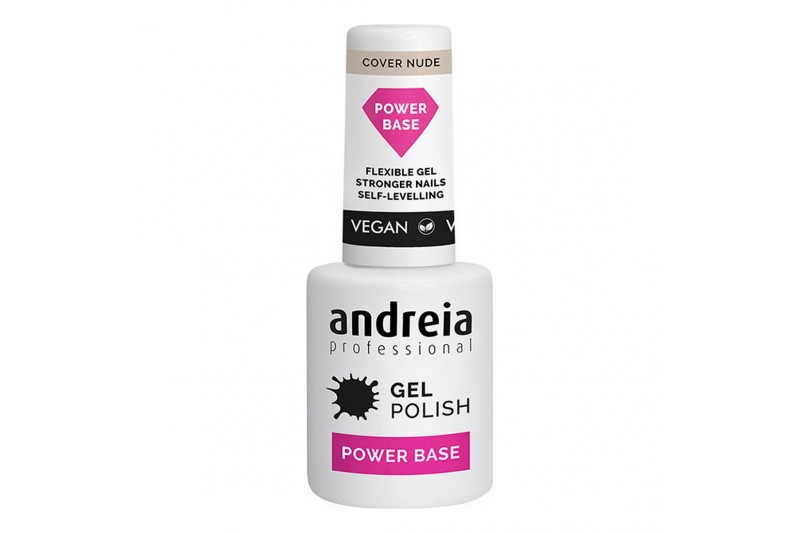 Nail Polish Semi-permanent Gel Polish Power Base Andreia Nude (10,5 ml