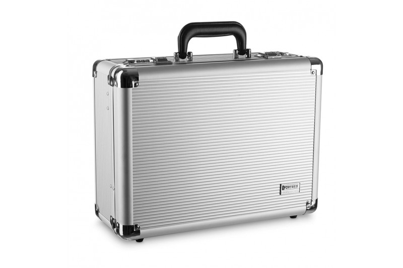 Briefcase Eurostil Silver Aluminium