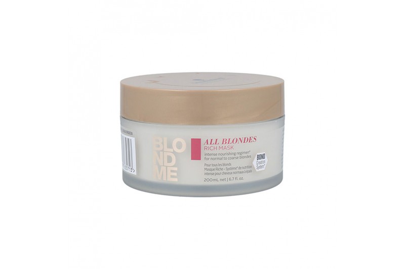 Haarmasker Schwarzkopf All Blondres Rich (200 ml)