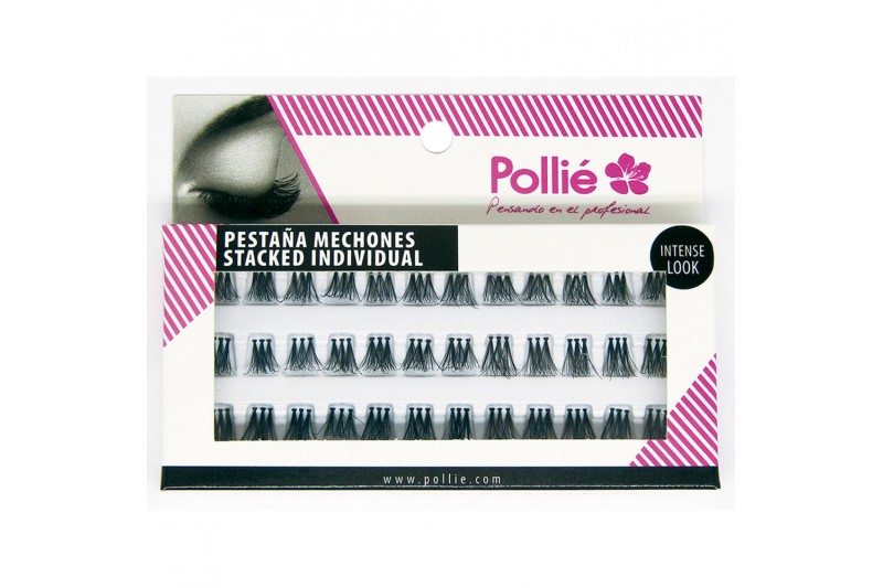 Falsche Wimpern Eurostil Pollié individuell schwarz