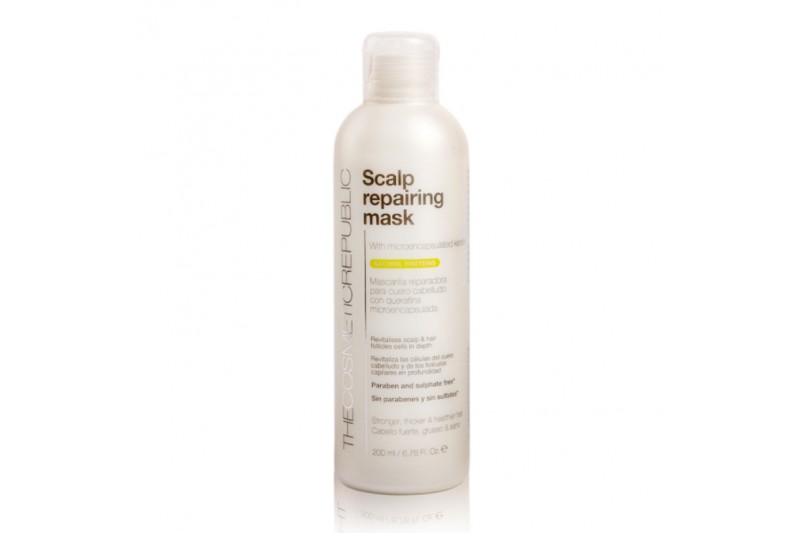 Masque réparateur pour cheveux Keratin The Cosmetic Republic Scalp (200 ml) (200 ml)