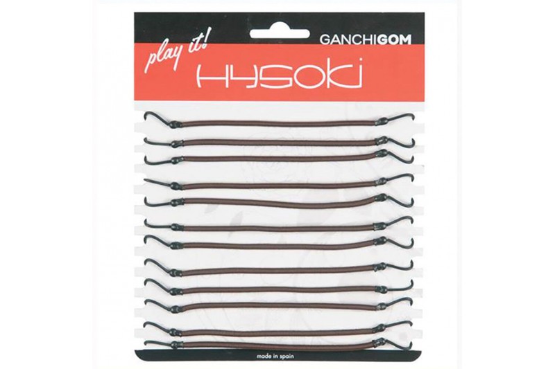 Rubber Hair Bands Hysoki Brown Hook