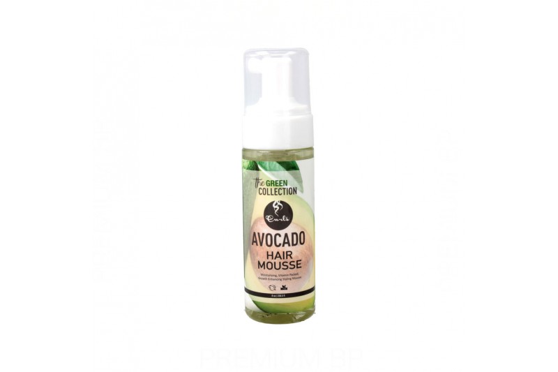 Fixing Mousse Curls The Green Collection Avocado Hair (236 ml)