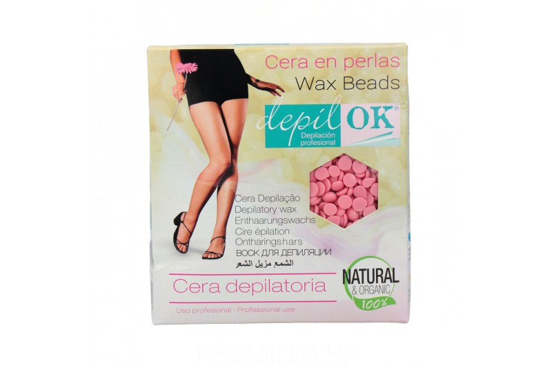 Perles de Cire Épilatoire Depil Ok Rose 1 Kg