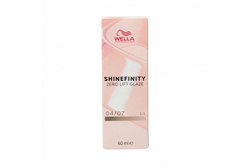 Coloration Permanente Wella Shinefinity Nº 04/07 (60 ml)