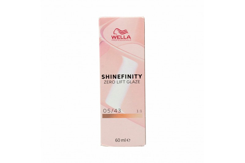 Coloración Permanente Wella Shinefinity Nº 05/43 (60 ml)