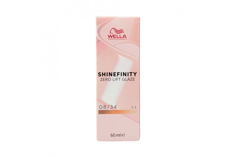 Coloración Permanente Wella Shinefinity Nº 08/34 (60 ml)