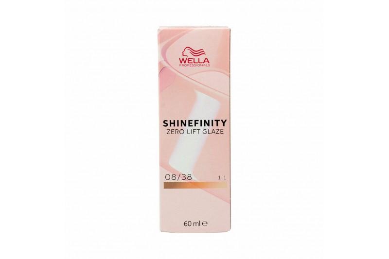 Coloration Permanente Wella Shinefinity Nº 08/38 (60 ml)