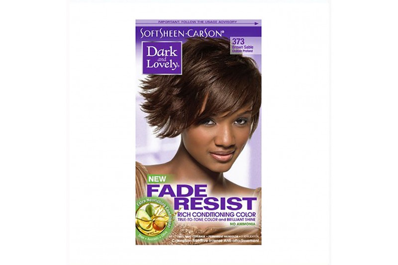 Permanent Dye Soft & Sheen Carson Dark and Lovely Nº 373 Brown