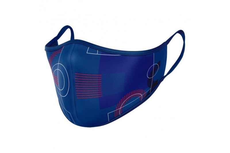 Hygienic Reusable Fabric Mask F.C. Barcelona Adult Blue