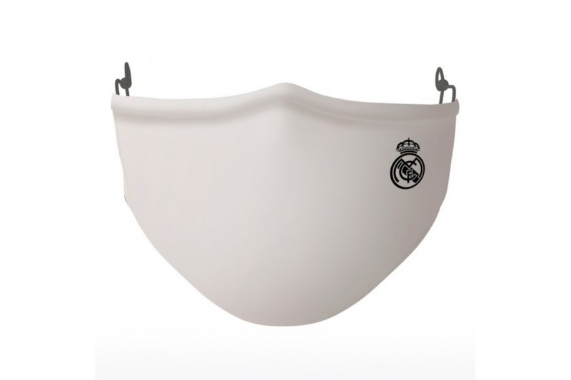 Masque en tissu hygiénique réutilisable Real Madrid C.F. Enfant Blanc