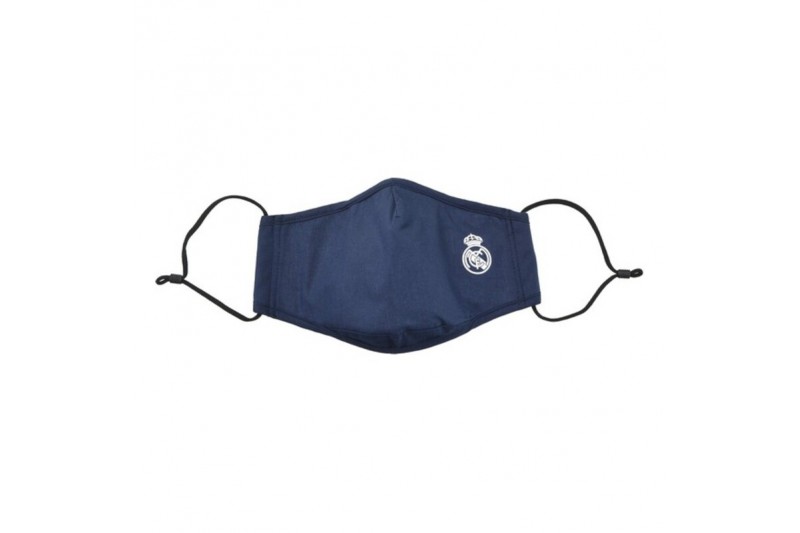 Masque en tissu hygiénique réutilisable Real Madrid C.F. Enfant Bleu