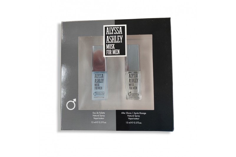 Set de Parfum Homme Alyssa Ashley Musk for Men (2 pcs)