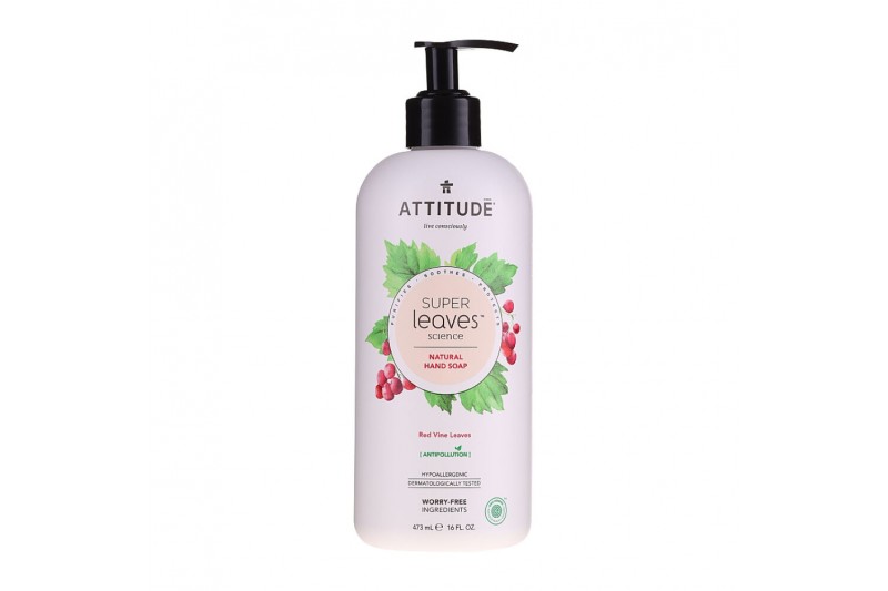 Sapone Liquido Mani con Dosatore Attitude Red Vine Leaves (473 ml)