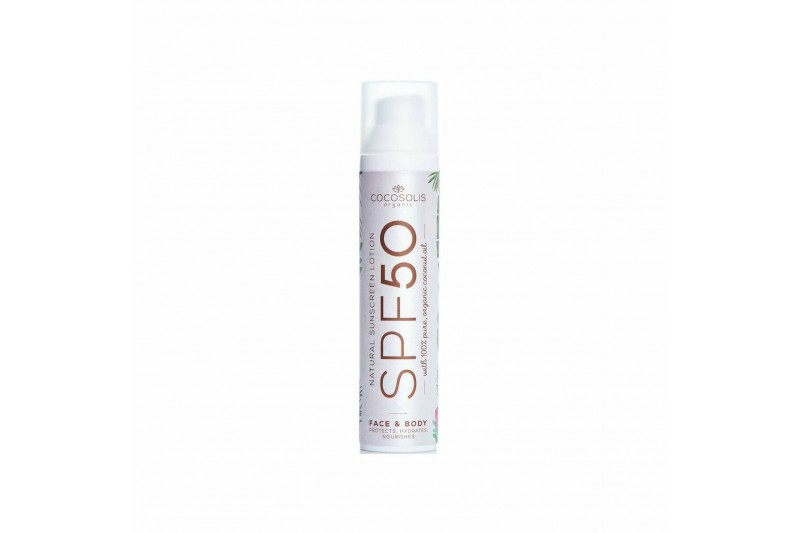 Loción Solar Natural Face & Body Cocosolis Spf 50 (100 ml)