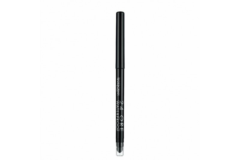 Crayon pour les yeux Deborah 24Ore Waterproof 01 - Noir