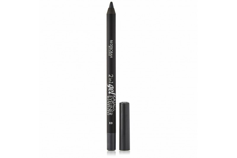 Lápiz de Ojos Kajal & Eyeliner Deborah Nº02 Grey