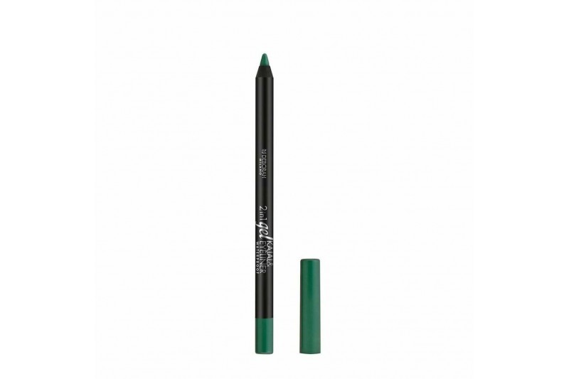 Crayon pour les yeux Kajal & Eyeliner Waterproof Deborah 2 en 1 Nº11 Light Green