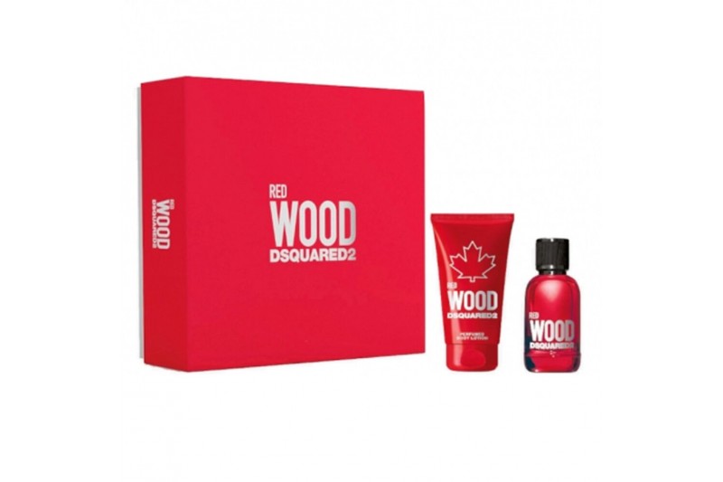 Parfumset voor Dames Dsquared2 Red Wood (2 pcs)