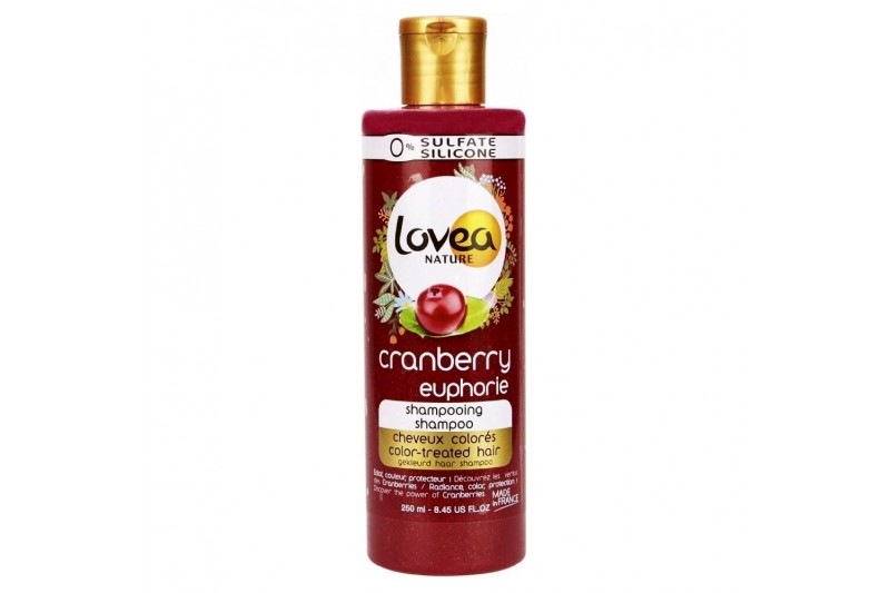 Champú para Cabello Teñido Lovea Nature Cranberry Euphorie (250 ml)