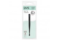 Tweezers for Plucking QVS Stainless steel Black