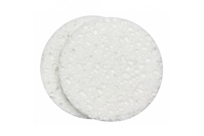 Face Sponge QVS Cellulose White (2 uds)