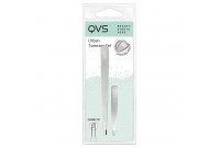 Set QVS Urban Tweezers for Plucking Stainless steel Silver (2 pcs)