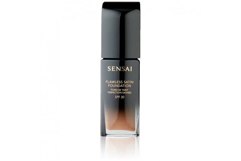 Base de maquillage liquide Lawless Satin Foundation Sensai 205-Mocha beig (30 ml)