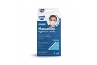 Mascarilla Higiénica de Tela Reutilizable Senti2 Blanco Infantil (2 ud