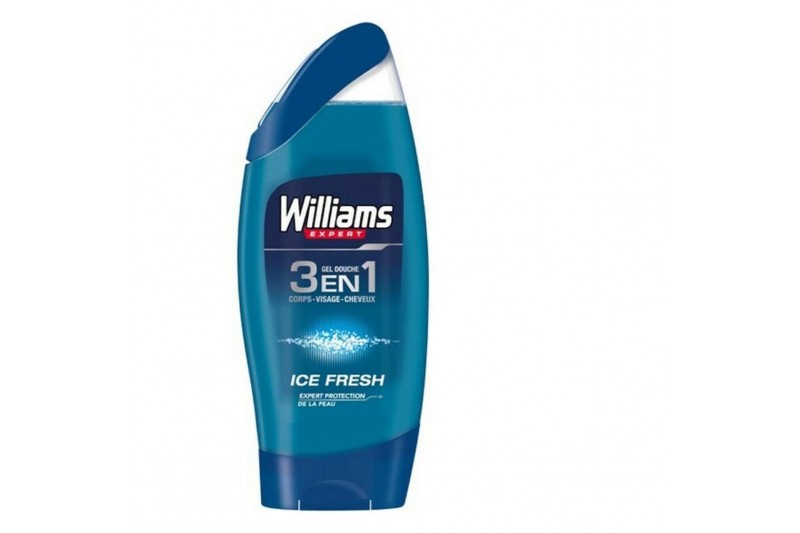 Gel de Ducha Ice Fresh Williams 3 en 1 (250 ml)