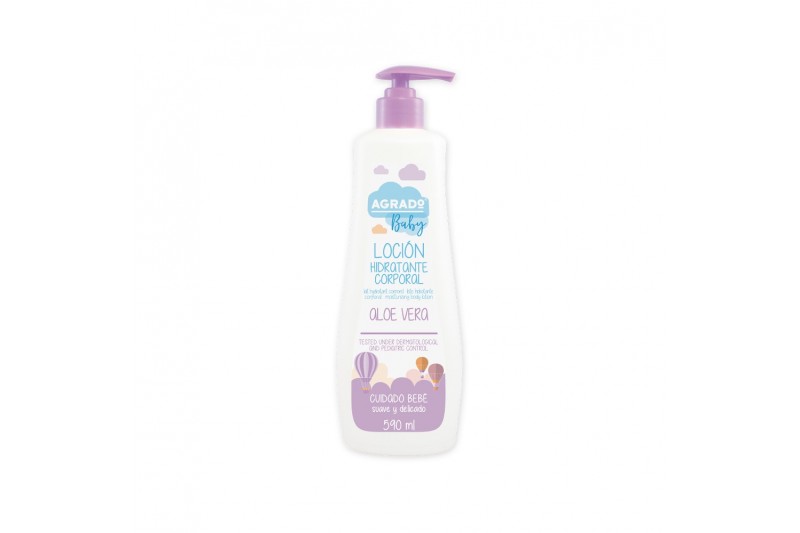 Lotion pour le corps hydratante spéciale nourrissons Agrado Baby (590 ml)