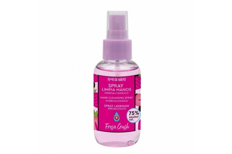 Gel Hidroalcohólico Flor de Mayo Spray Fresa (100 ml)