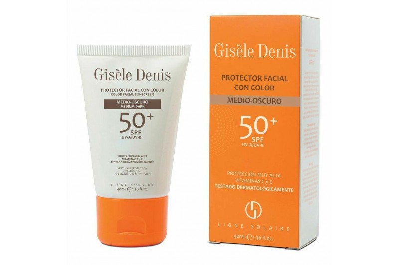 Protezione Solare Colorata Gisèle Denis SPF 50+ Medium Dark (40 ml)