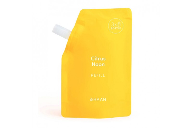 Gel Désinfectant pour les Mains Haan Citrus Noon Recharge (100 ml)