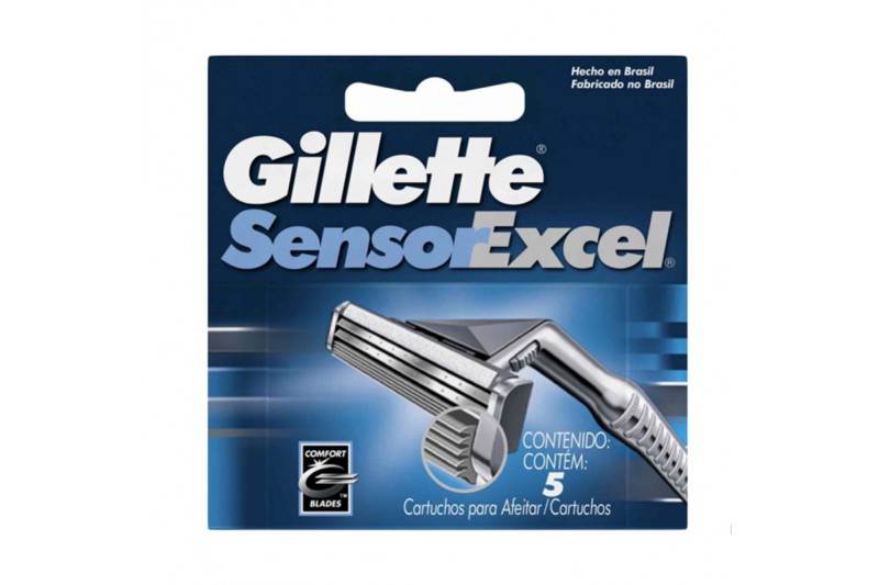 Hervulling Scheermesjes Sensor Excel Gillette (5 uds)