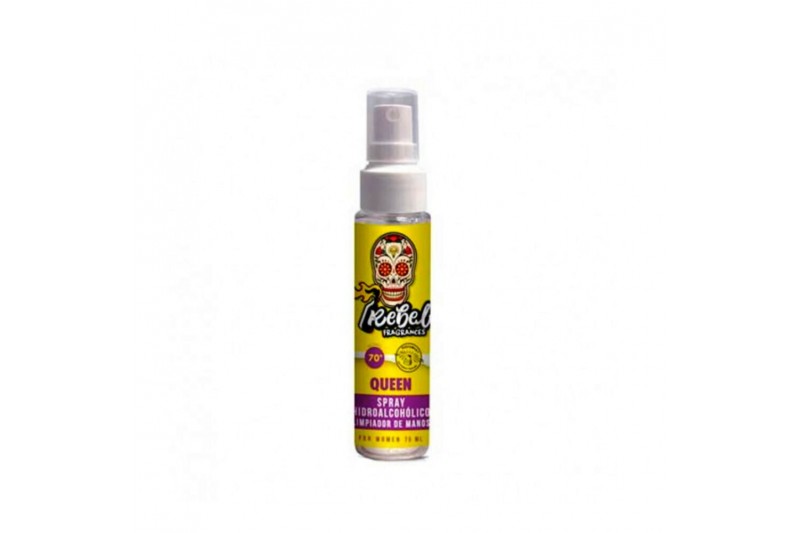 Loción Higienizante de Manos Rebel Queen Spray (75 ml)