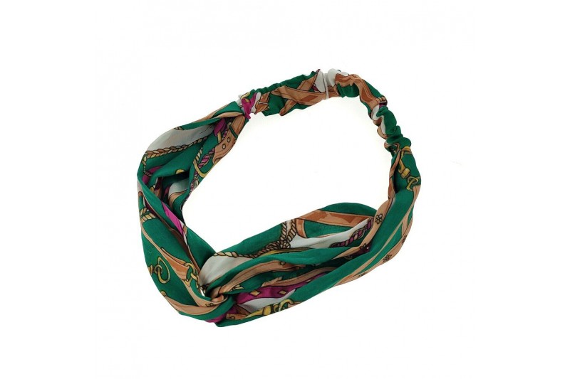 Hair tie Araban Printed Brown Green