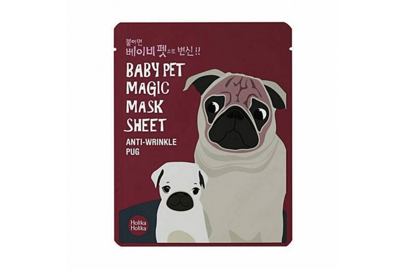 Gesichtsmaske Holika Holika Baby Pet Pug Anti-Falten (22 ml)