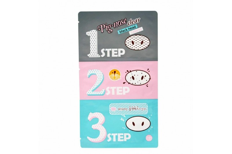 Gesichtsmaske Peel Off Holika Holika Pig-nose Clear Black Head 3 Step