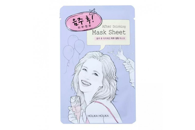 Gezichtsmasker Holika Holika After Drinking (23 ml)