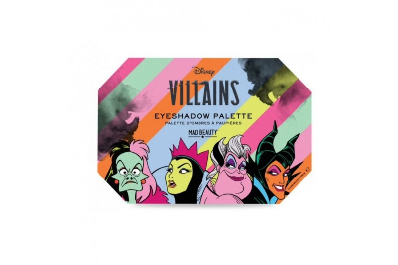 Palette d'ombres à paupières Mad Beauty Disney Villains (12 x 2,5 g)