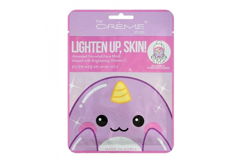 Gesichtsmaske The Crème Shop Lighten Up, Skin! Narwhal (25 g)