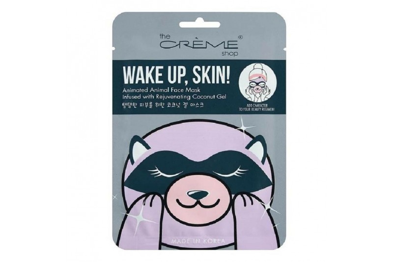 Gesichtsmaske The Crème Shop Wake Up, Skin! Raccoon (25 g)