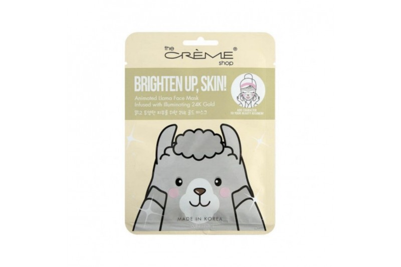 Facial Mask The Crème Shop Brighten Up, Skin! Llama (25 g)