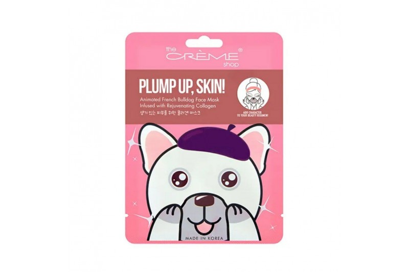 Facial Mask The Crème Shop Plump Up French Bulldog (25 g)