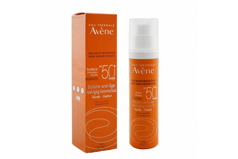 Crème Solaire Avec Couleur Avene Tinted Anti-âge (50 ml)